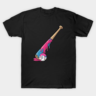 Baseball Drip Ice Cream T-Shirt